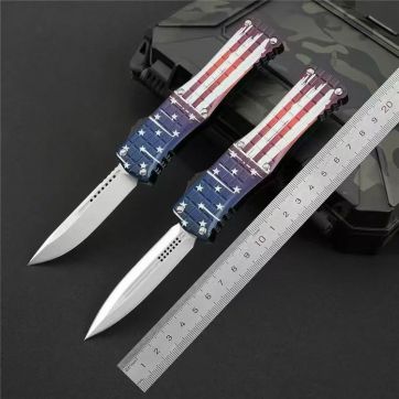 美国微技术赫拉国旗款直出跳刀