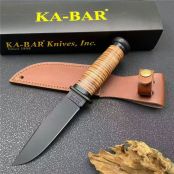 卡巴2225皮柄直刀