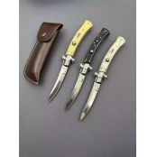 意大利黑手党9寸赌徒弯款侧开跳刀