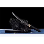 T10烧刃三色研磨绝杀短刀